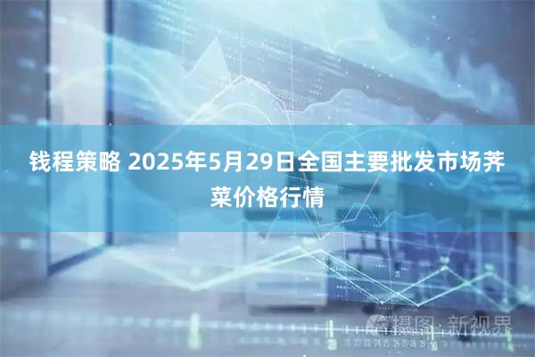 钱程策略 2025年5月29日全国主要批发市场荠菜价格行情